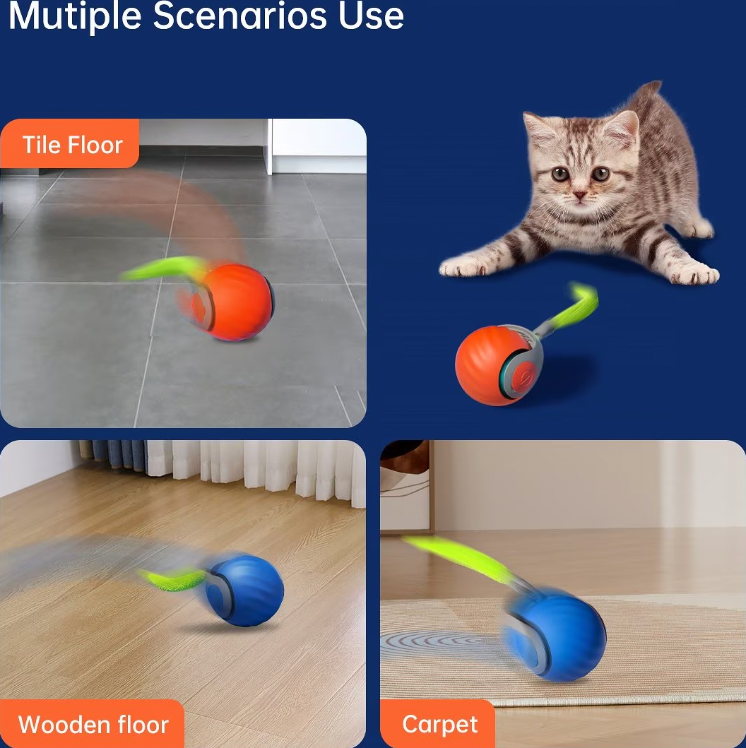 The Intelli-Pounce™ Smart Cat Ball